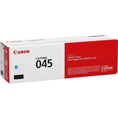Canon 1241C001 CRG 045 OEM Toner Cartridge, 1.3K Pages, Cyan