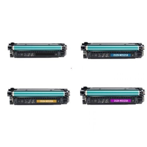Compatible for HP 212A LaserJet Toner Set, B/C/M/Y