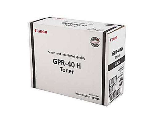 Canon 3482B005AA OEM GPR-40H Print Cartridge, 12500 pages, Black