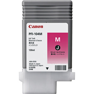Canon 3631B001 ( PFI 104 ) OEM Ink Tank, 130 mL, Magenta
