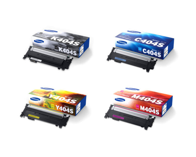 Samsung / HP  404S OEM Toner Set, B/C/M/Y