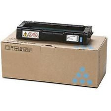Ricoh 407654 OEM Toner Cartridge, 6K pages, Cyan