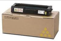 Ricoh 407542 C250A OEM Toner Cartridge, 2300 pages, Yellow