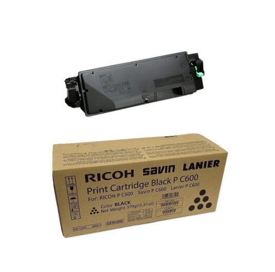 Ricoh 408310 OEM Toner Cartridge, 18k pages, Black