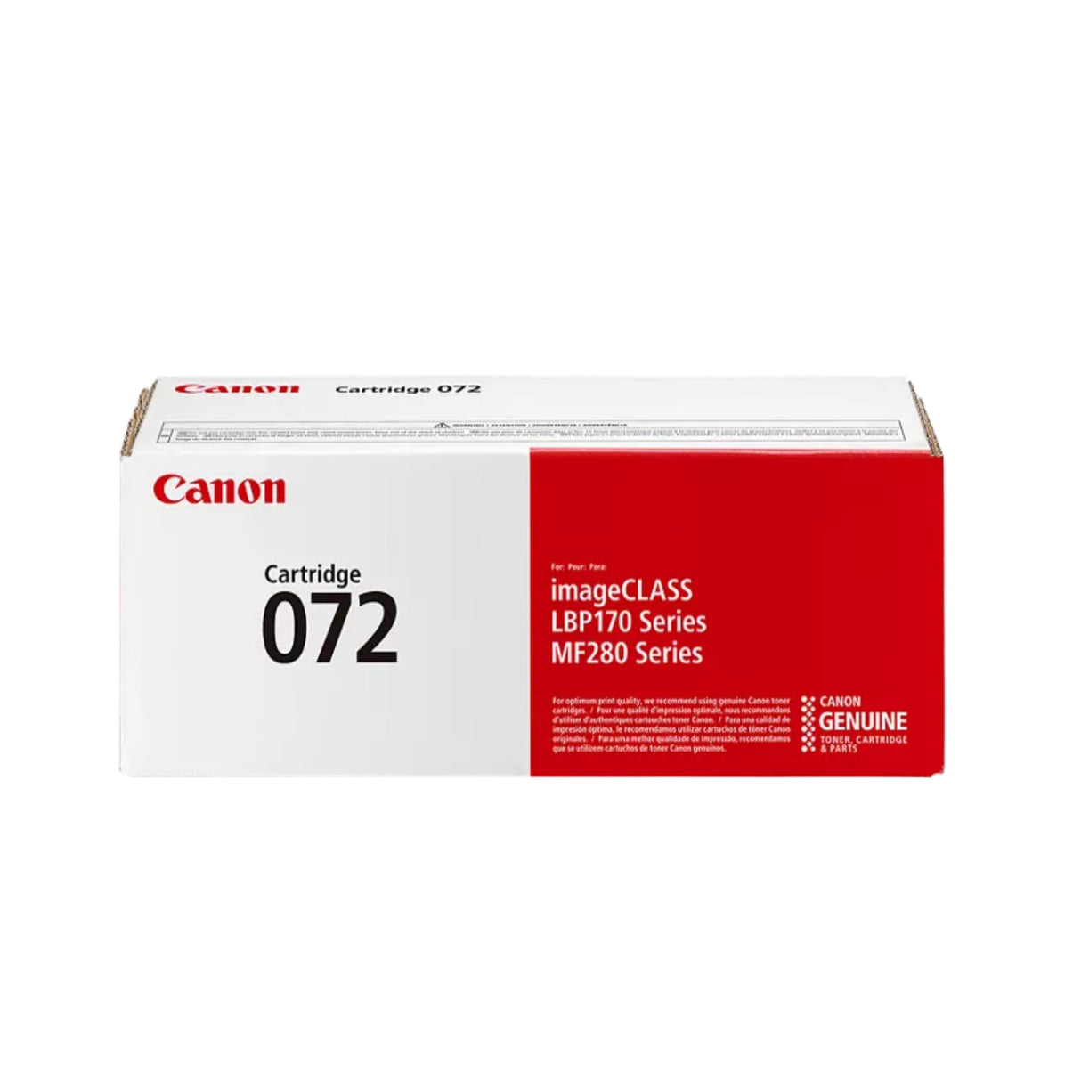 Canon 072 5647C001 OEM Toner Cartridge, 1.4K Pages, Black