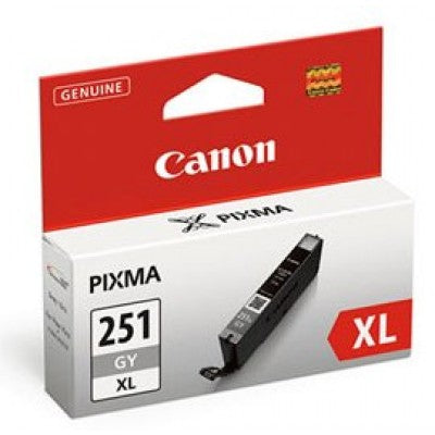 Canon 6452B001 CLI-251XL OEM HY Ink Cartridge, Gray
