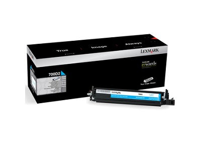 Lexmark 70C0D20 700D2 OEM Developer Unit, 40K pages, Cyan