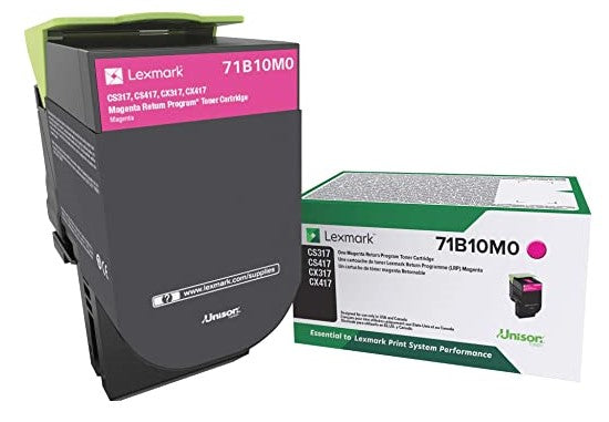 Lexmark 71B10M0 OEM RP Toner Cartridge, 2300 Pages, Magenta