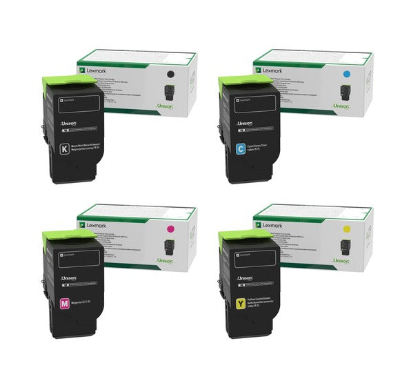 Lexmark 78C1UK0 Ultra HY Return Program Toner Set, B/C/M/Y