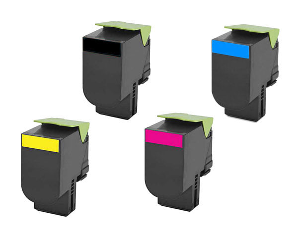 Compatible for 80C1SK0 801SK Toner Set, B/C/M/Y