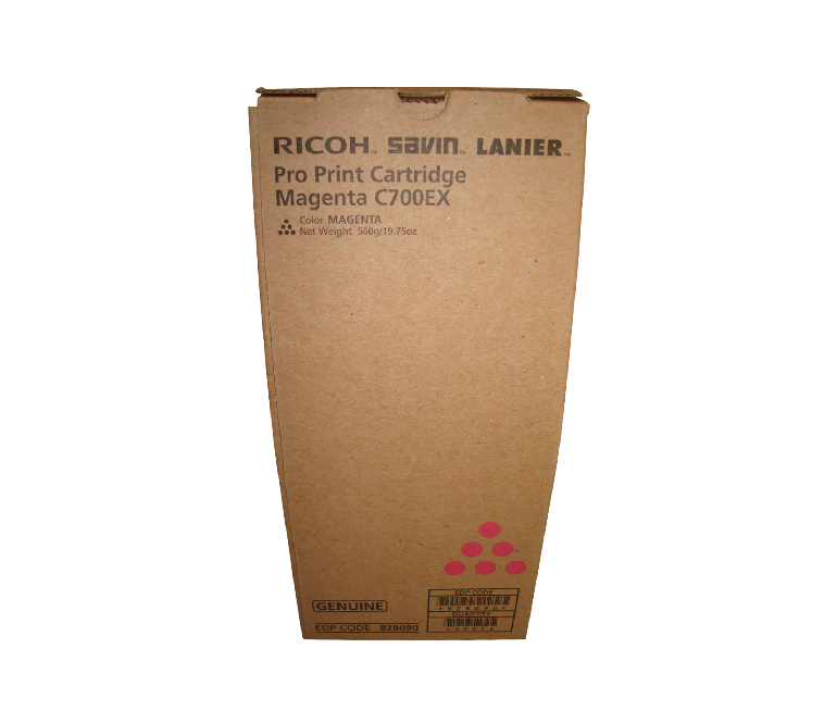 Ricoh 828090 OEM Toner Cartridge, 21600 pages, Magenta