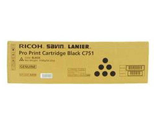 Lanier 828185 OEM Toner Cartridge, 48500 pages, Black