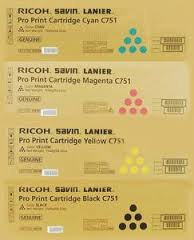 Lanier 828185 OEM Toner Set, B/C/M/Y