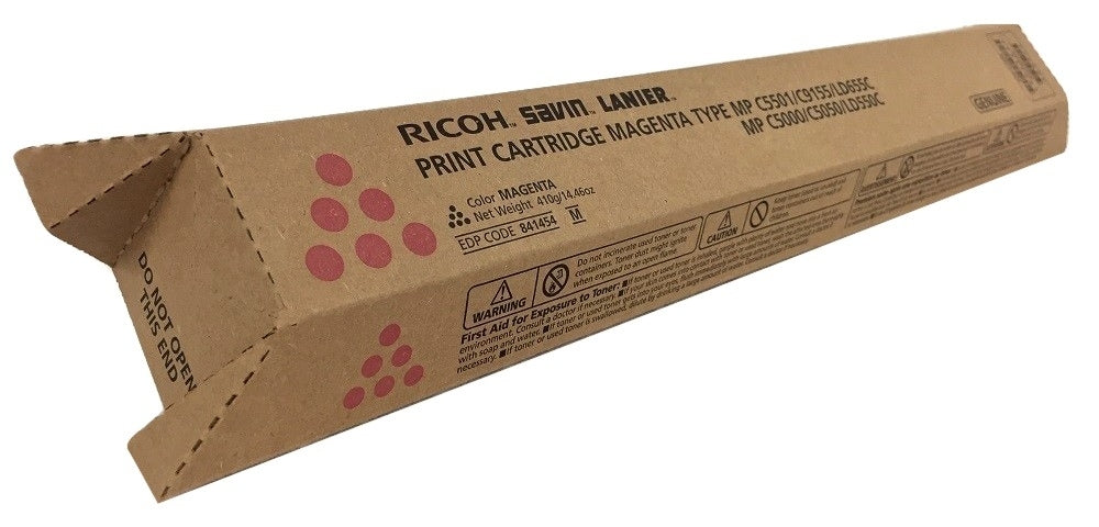 Savin 841286 ( 841454 ) OEM Toner Cartridge, 17K pages, Magenta