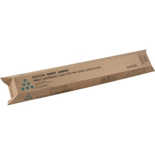 Ricoh 841341 (Type MPC3KA) OEM Toner Cartridge, 15K pages, Cyan