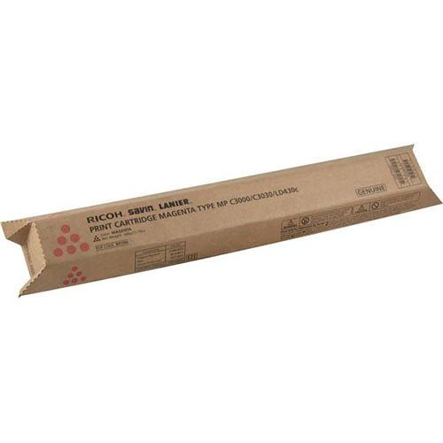 Ricoh 841340 (Type MPC3KA) OEM Toner Cartridge, 15K pages, Magenta