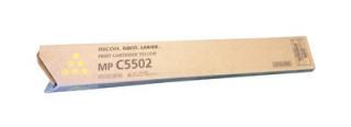 Savin 841680 841752 OEM Toner Cartridge, 22500 pages, Yellow