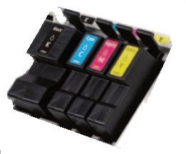 Savin 841720VP OEM Ink Set, B/C/M/Y