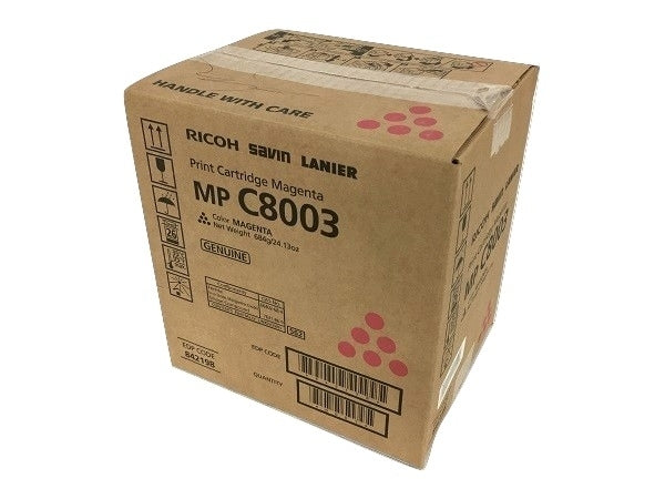 Lanier 842198 OEM Toner Cartridge, 26K pages, Magenta