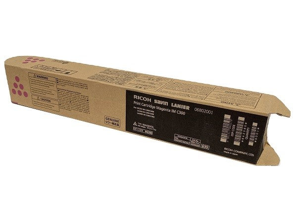 Lanier 842380 OEM Toner Cartridge, 6K Pages, Magenta