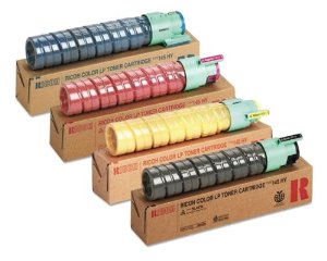 Lanier Type-145 OEM HY Toner Set, B/C/M/Y