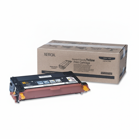 Xerox 113R00721 OEM Toner Cartridge, 2K pages, Yellow