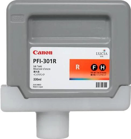 Canon 1492B001 OEM Ink Cartridge, 330 mL, Red