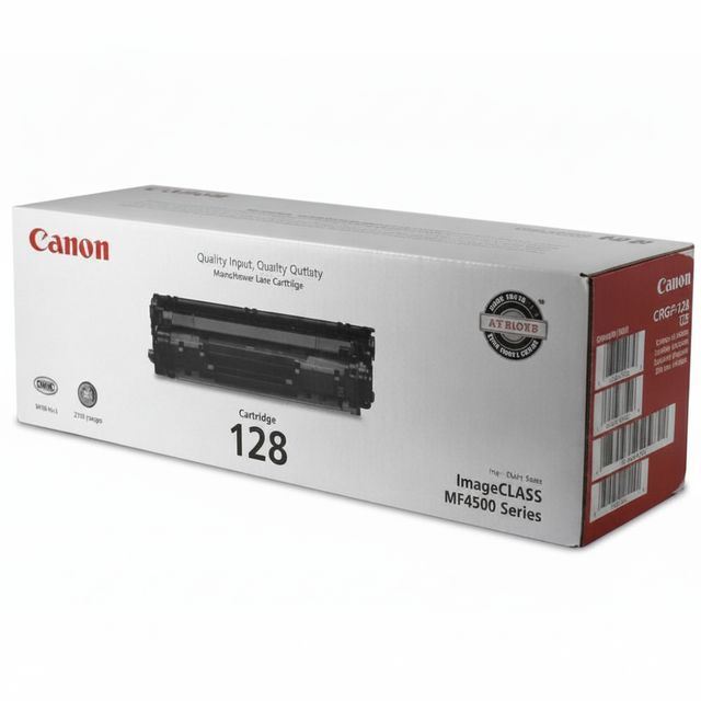 Canon 128 OEM Toner Cartridge, 2100 pages, Black