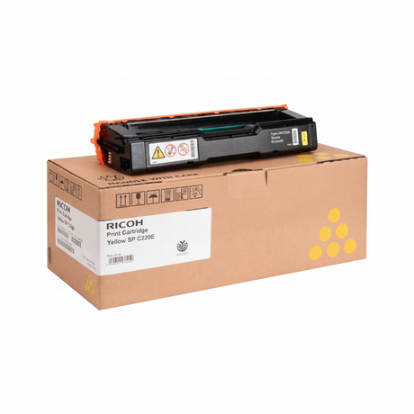 Ricoh 406044 Type-SPC220A OEM Toner Cartridge, 2K pages, Yellow