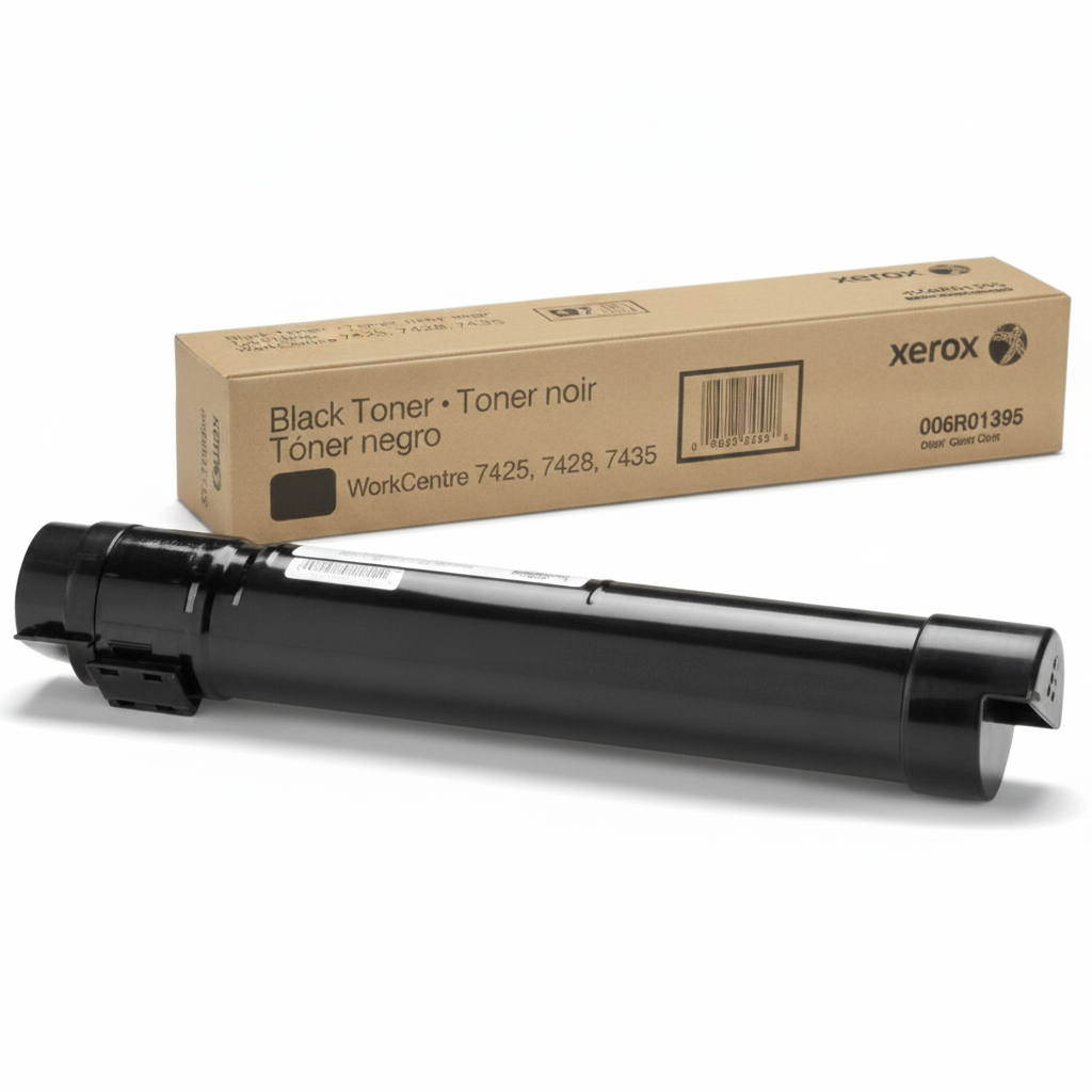 Xerox 6R1395 OEM Toner Cartridge, 25K pages, Black
