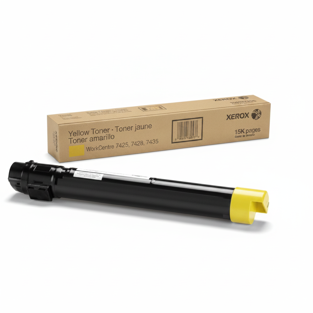 Xerox 6R1396 OEM Toner Cartridge, 15K pages, yellow