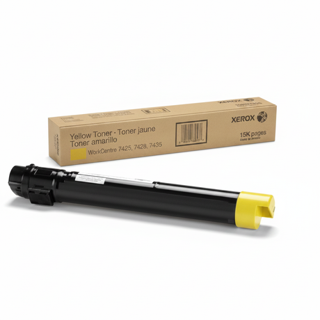 Xerox 6R1396 OEM Toner Cartridge, 15K pages, yellow