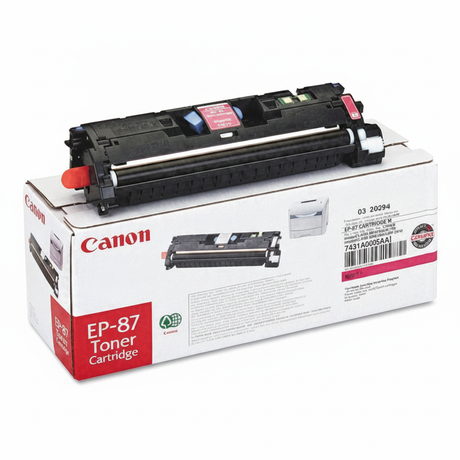 Canon 7431A005AA EP-87 OEM Toner Cartridge, 4,000 pages, Magenta