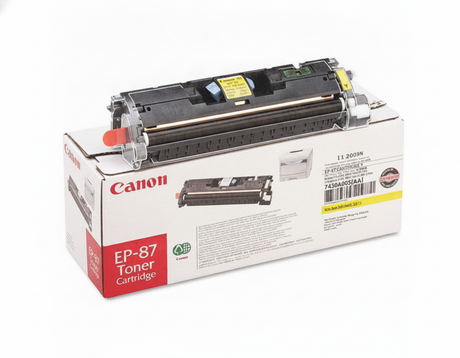Canon 7430A005AA EP-87 OEM Toner Cartridge, 4,000 pages, Yellow