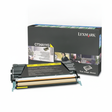 Lexmark C734A1YG OEM Toner Cartridge, Return Program, 6K pages, Yellow