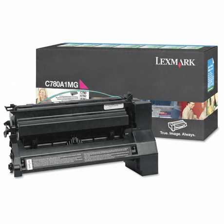 Lexmark C780A1MG OEM Toner Cartridge, 6K pages, Magenta