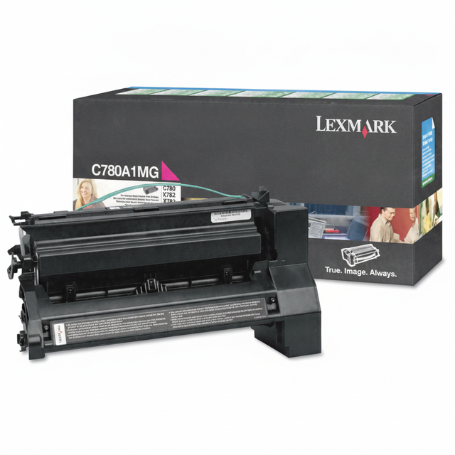 Lexmark C780A1MG OEM Toner Cartridge, 6K pages, Magenta