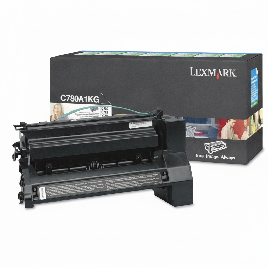 Lexmark C780A1KG OEM Toner Cartridge, 6K pages, Black
