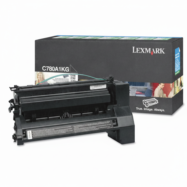 Lexmark C780A1KG OEM Toner Cartridge, 6K pages, Black