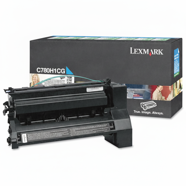 Lexmark C780H1CG OEM HY Toner Cartridge, 10K pages, Cyan