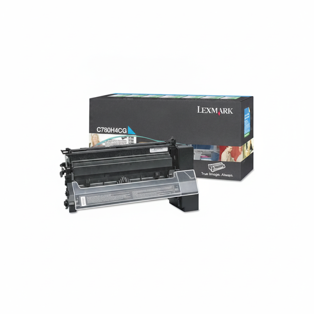 Lexmark C780H4CG OEM HY Toner Cartridge, 10,000 pages, Cyan