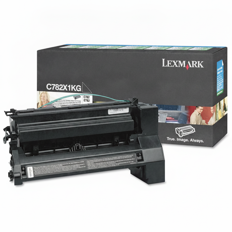 Lexmark C782X1KG OEM Extra HY Toner Cartridge, 15K pages, Black
