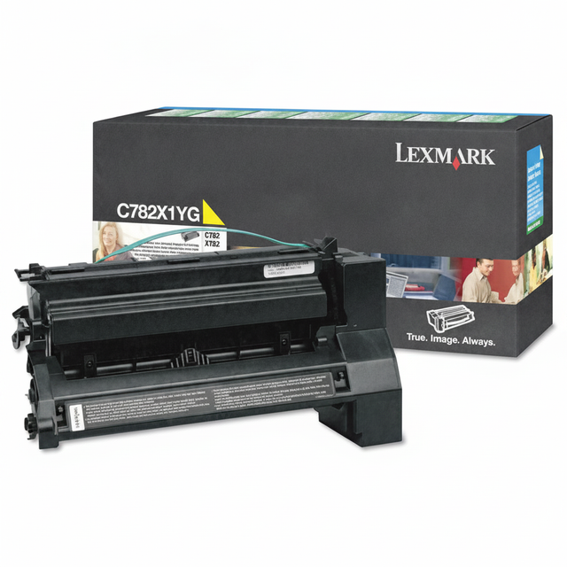Lexmark C782X1YG OEM Extra HY Toner Cartridge, 15K pages, Yellow