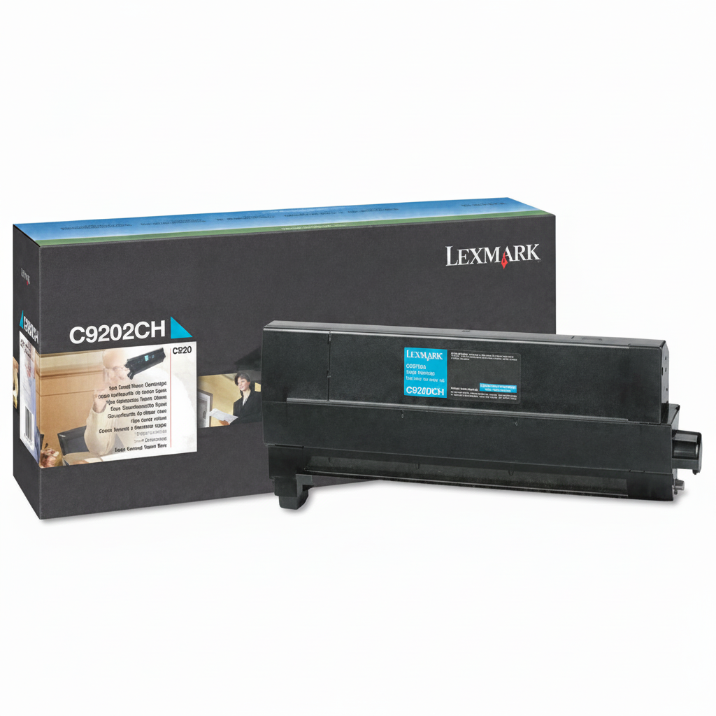 Lexmark C9202CH OEM Toner Cartridge, 14K pages, Cyan