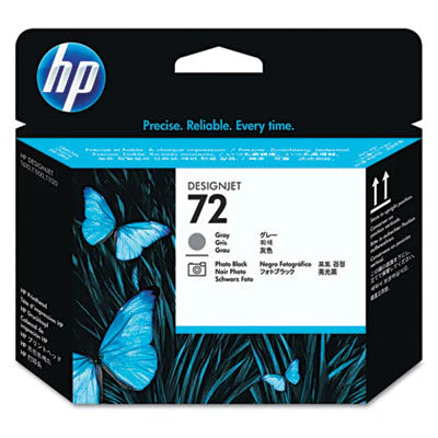 HP 72 C9380A OEM Printhead, Gray/Black