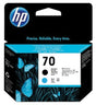 HP 70 C9404A OEM Printhead, Matte Black/Cyan