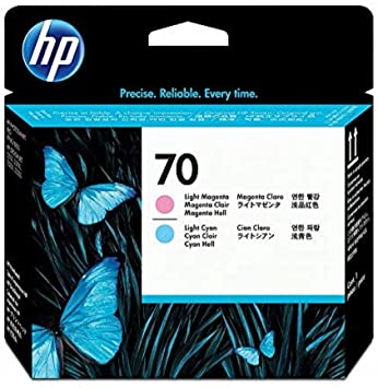 HP 70 C9405A OEM Printhead, Magenta/Light Cyan