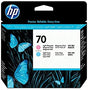 HP 70 C9405A OEM Printhead, Magenta/Light Cyan