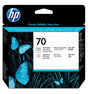 HP 70 C9407AOEM Printhead, Photo Black/Light Gray