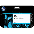 HP 70 C9448A OEM Ink Cartridge, 130 mL, Matte Black